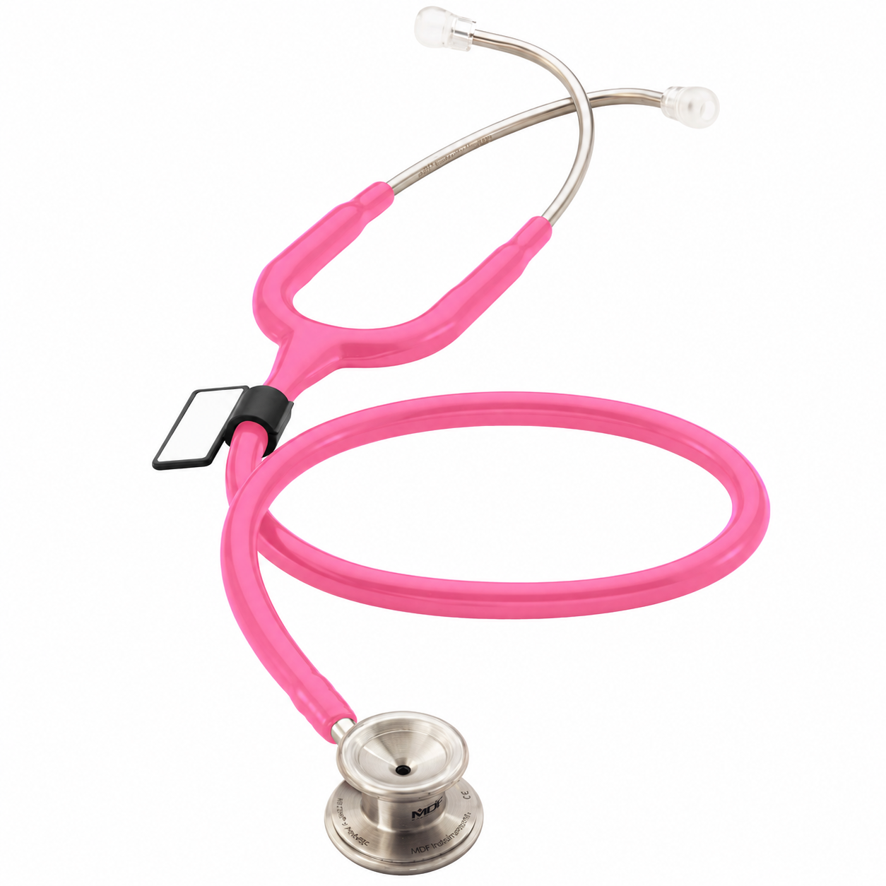 MDF 777 pediatriskt stetoskop dubbelhuvud, rosa