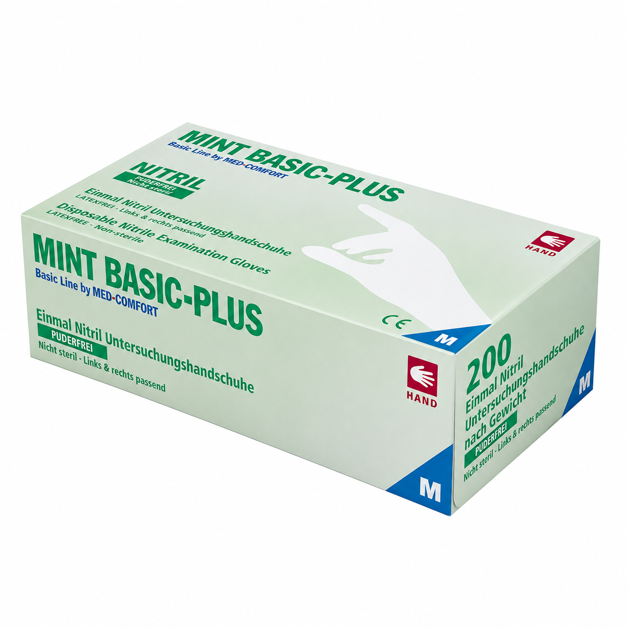 Mint Basic Plus nitrilhandskar puderfri