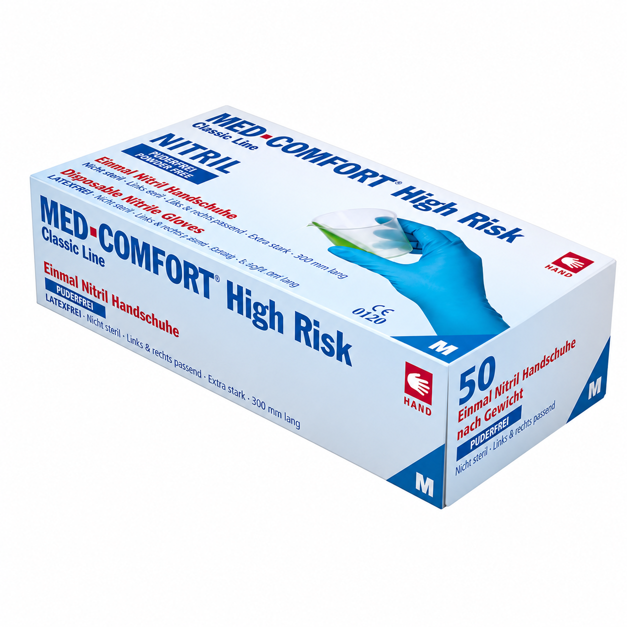 High Risk nitrilhandskar kemikaliebeständiga